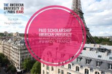 American University of Paris International Scholar Awards in France, 2021-22